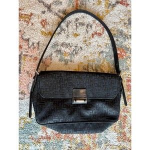 Longchamp Black Vintage Shoulder Bag